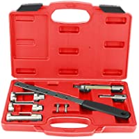 Zerone 8pcs Válvula de Compresor de Muelle- Kit de Abrazadera con 3 Adaptadores de Válvula 34mm - 26mm - 20mm